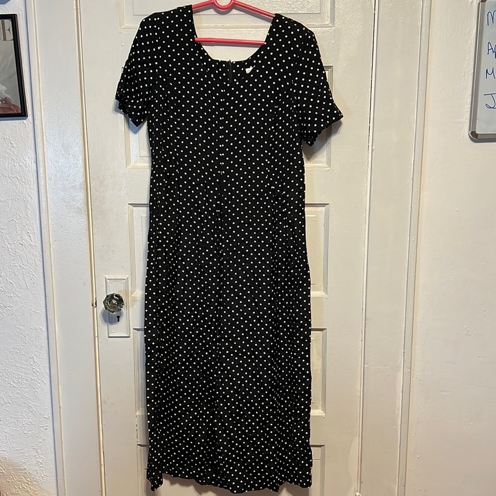 Wide Leg Polka Dot Jumpsuit